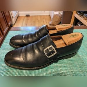 Allen Edmonds 9D Black Monkstrap Shoes